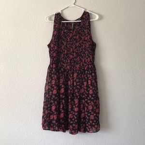 Lucky Brand sheer dress with flowers
